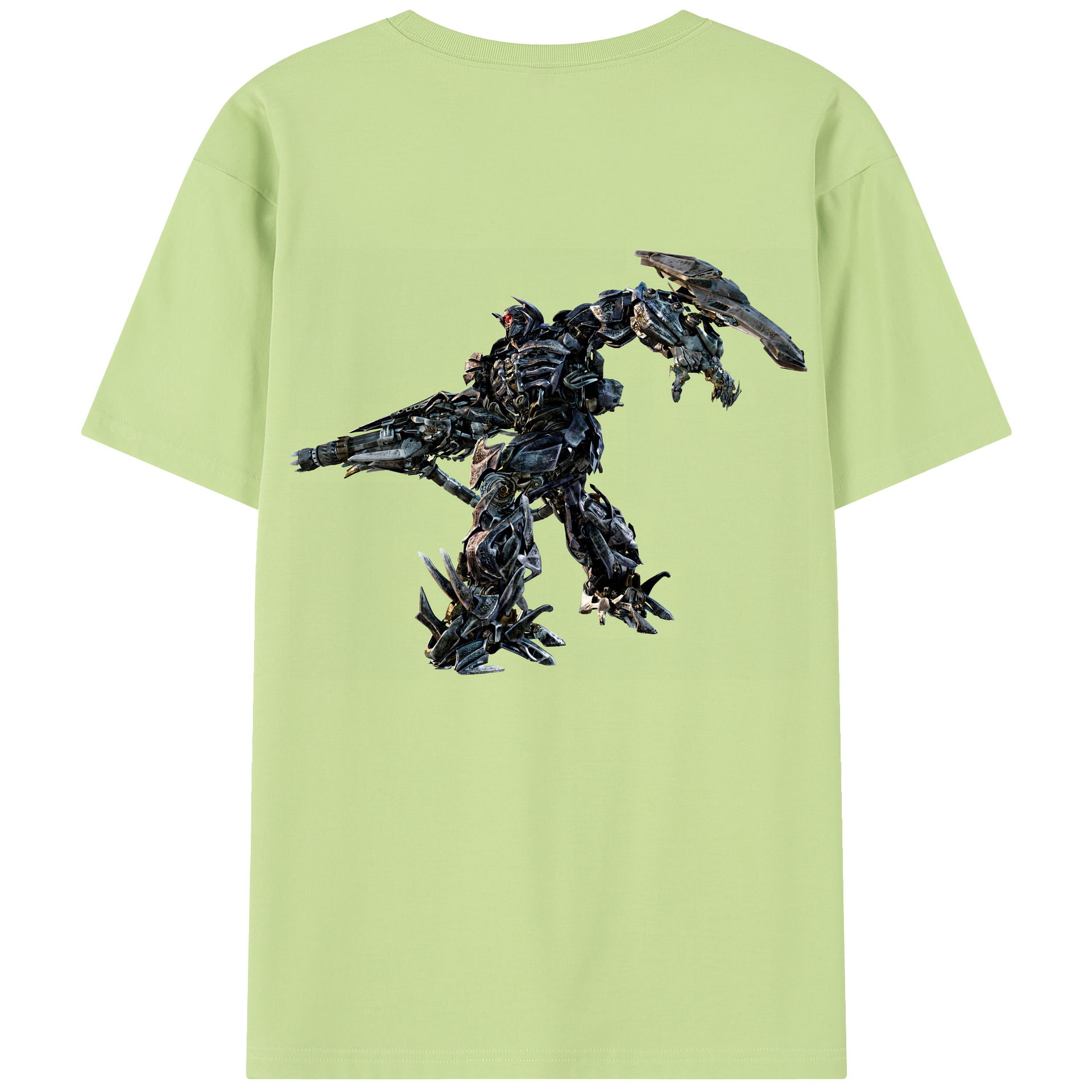 （画像用） Transformers トランスフォーマー 綿100％半袖Tシャツ（背面プリント）